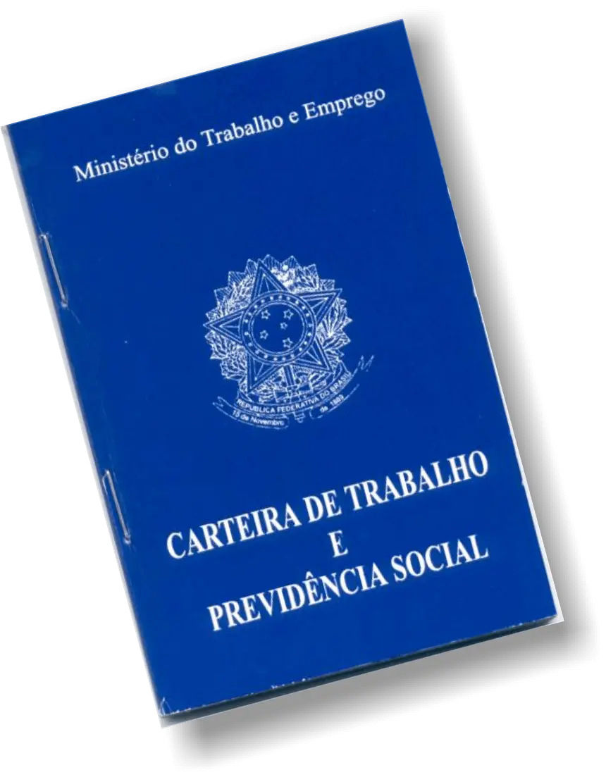 Imagem de uma Carteira de Trabalho e Previdência Social ilustrando a rescisão indireta.